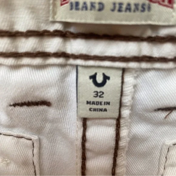 True Religion Cream Jeans military cargo big t - Picture 15 of 16